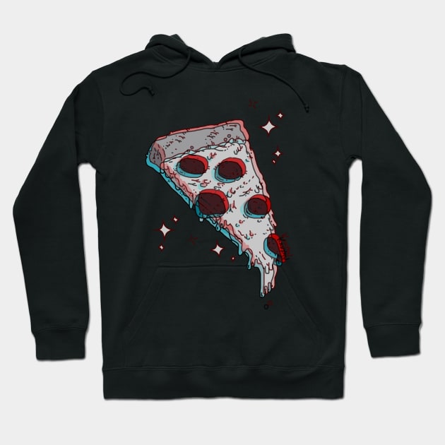 3 Dimensional Pizza Hoodie by ControllerGeek